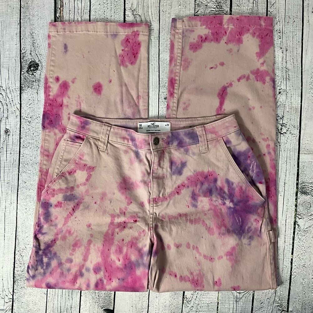 HOLLISTER High Rise Utility Dad Pants